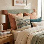 Greetings From New Mexico Throw Pillow - Hillcroft Home