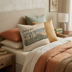 Greetings From Oklahoma Throw Pillow - Hillcroft Home
