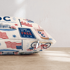 Greetings From Washington DC Throw Pillow - Hillcroft Home