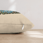 Greetings From Wisconsin Throw Pillow - Hillcroft Home