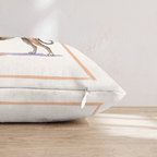 Greyhound Lager Throw Pillow - Hillcroft Home