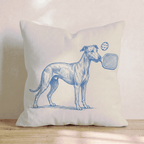 Greyhound Pickleball Throw Pillow - Hillcroft Home