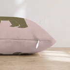 Grizzly Bear Throw Pillow - Hillcroft Home