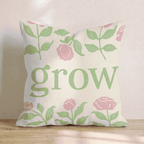 Grow Throw Pillow - Hillcroft Home