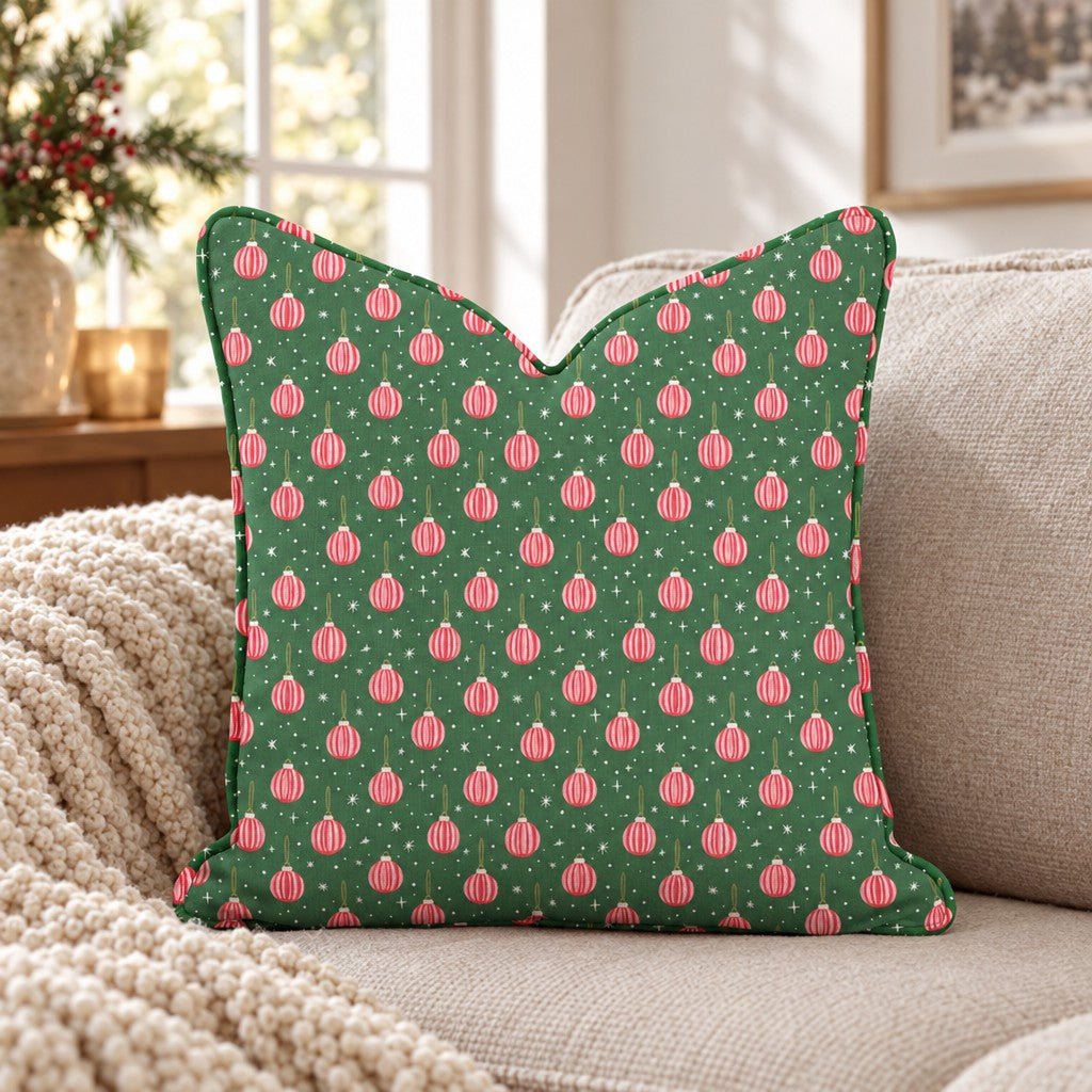 Gumdrop Globes Throw Pillow throw pillow - Hillcroft Home