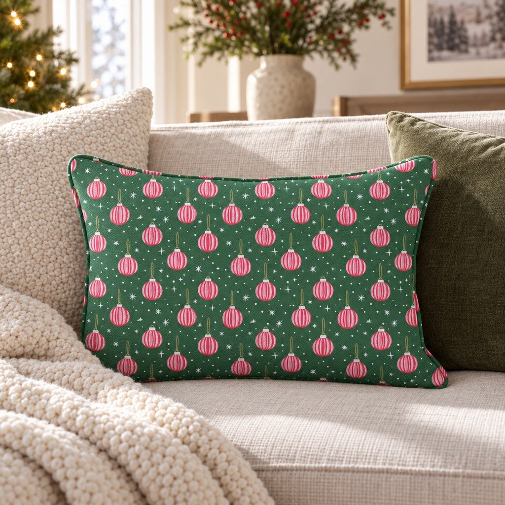Gumdrop Globes Throw Pillow throw pillow - Hillcroft Home
