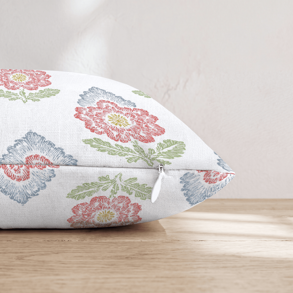 Haley Damask Throw Pillow - Hillcroft Home