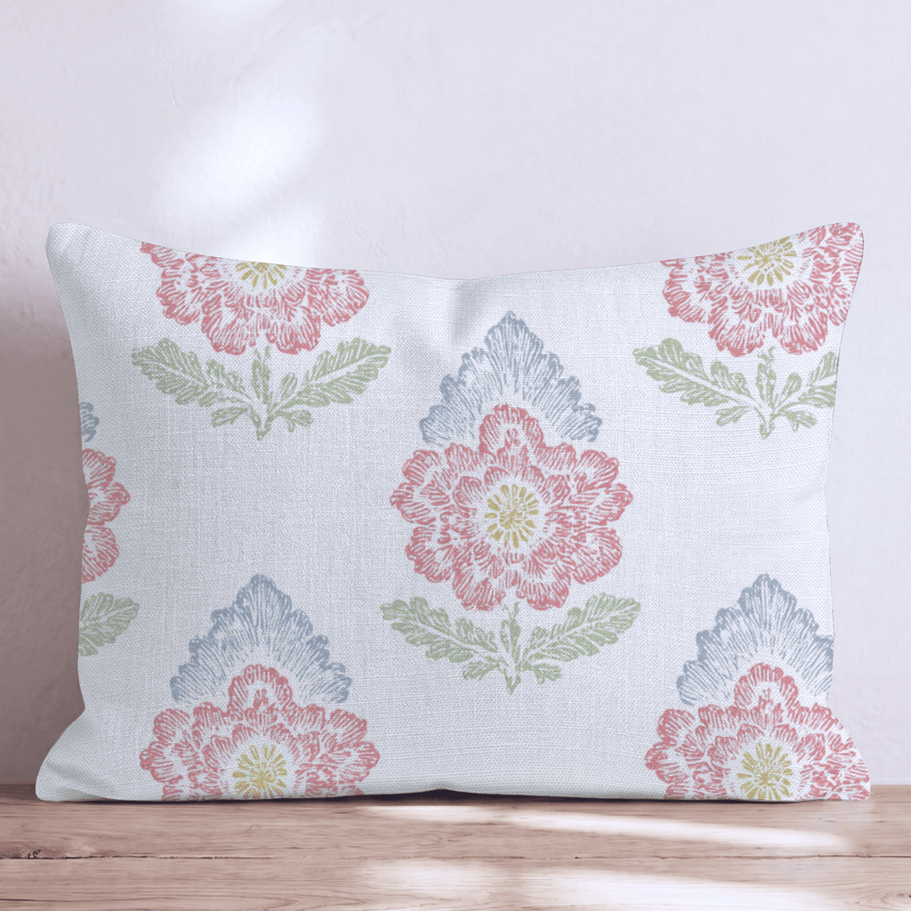 Haley Damask Throw Pillow - Hillcroft Home