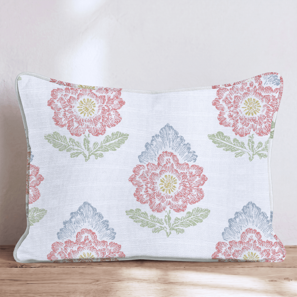 Haley Damask Throw Pillow - Hillcroft Home