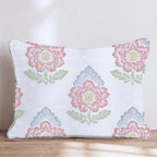 Haley Damask Throw Pillow - Hillcroft Home