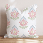 Haley Damask Throw Pillow - Hillcroft Home