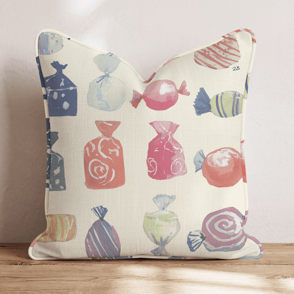 Halloween Candy Throw Pillow - Hillcroft Home