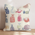 Halloween Candy Throw Pillow - Hillcroft Home