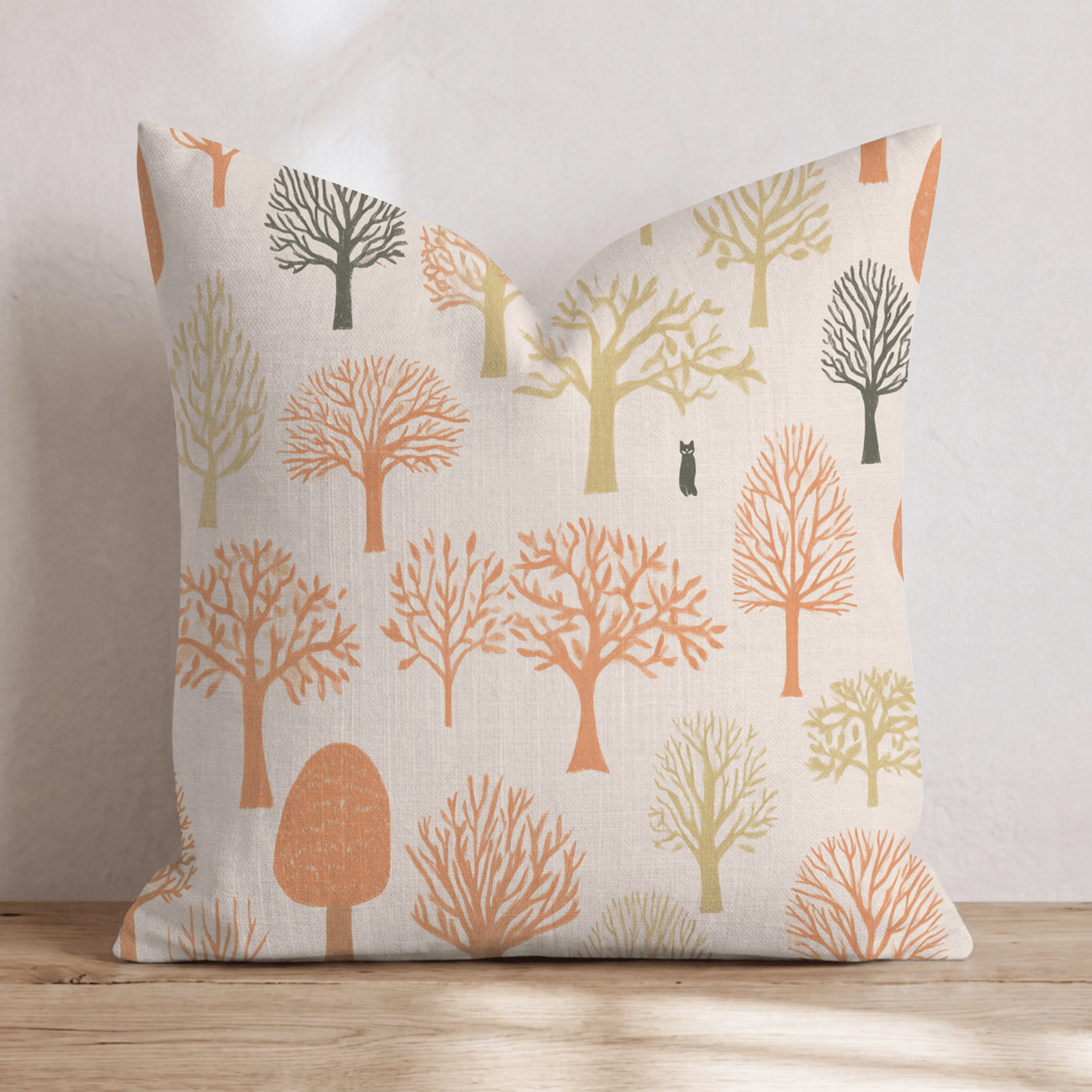 Halloween Forest Throw Pillow - Hillcroft Home
