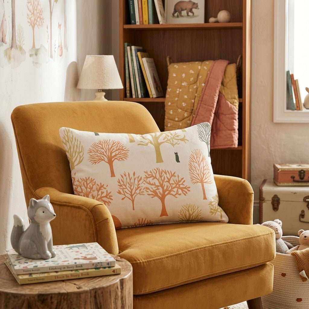 Halloween Forest Throw Pillow - Hillcroft Home