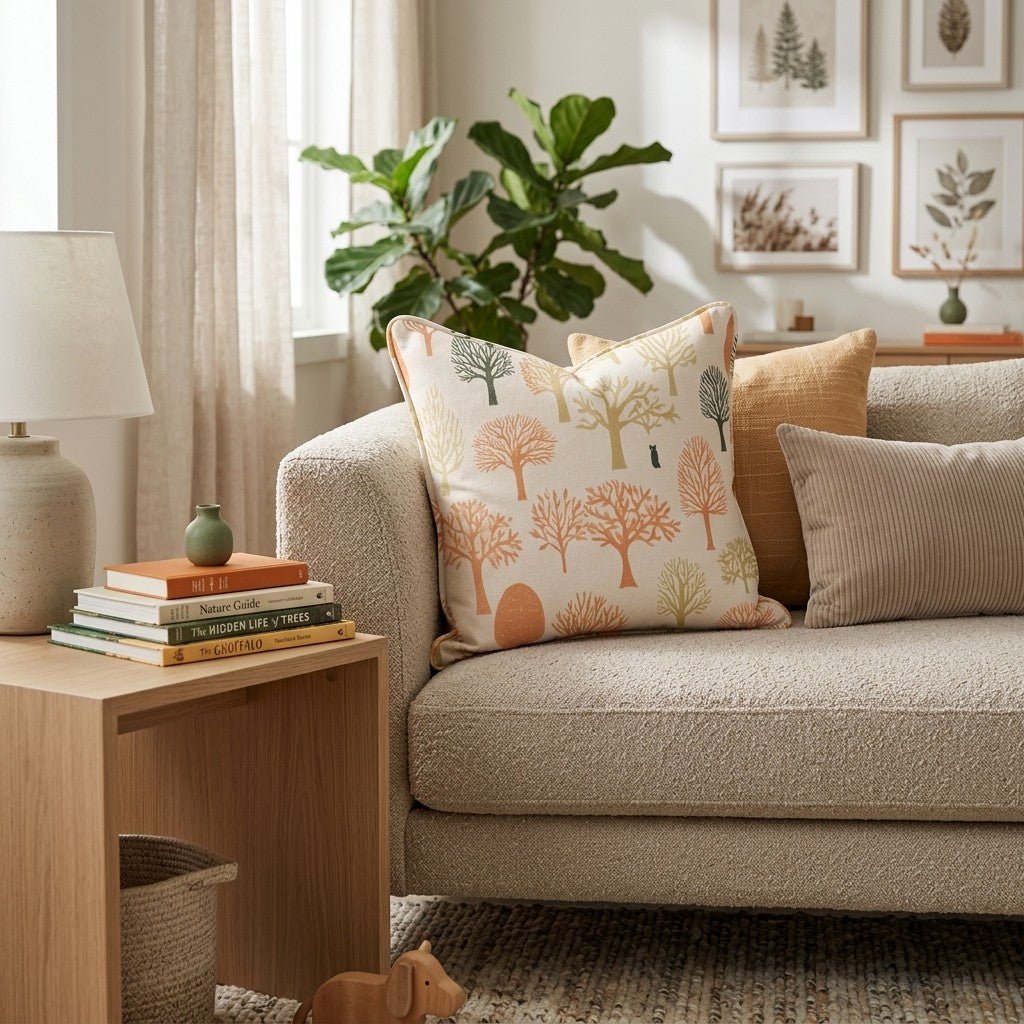 Halloween Forest Throw Pillow - Hillcroft Home