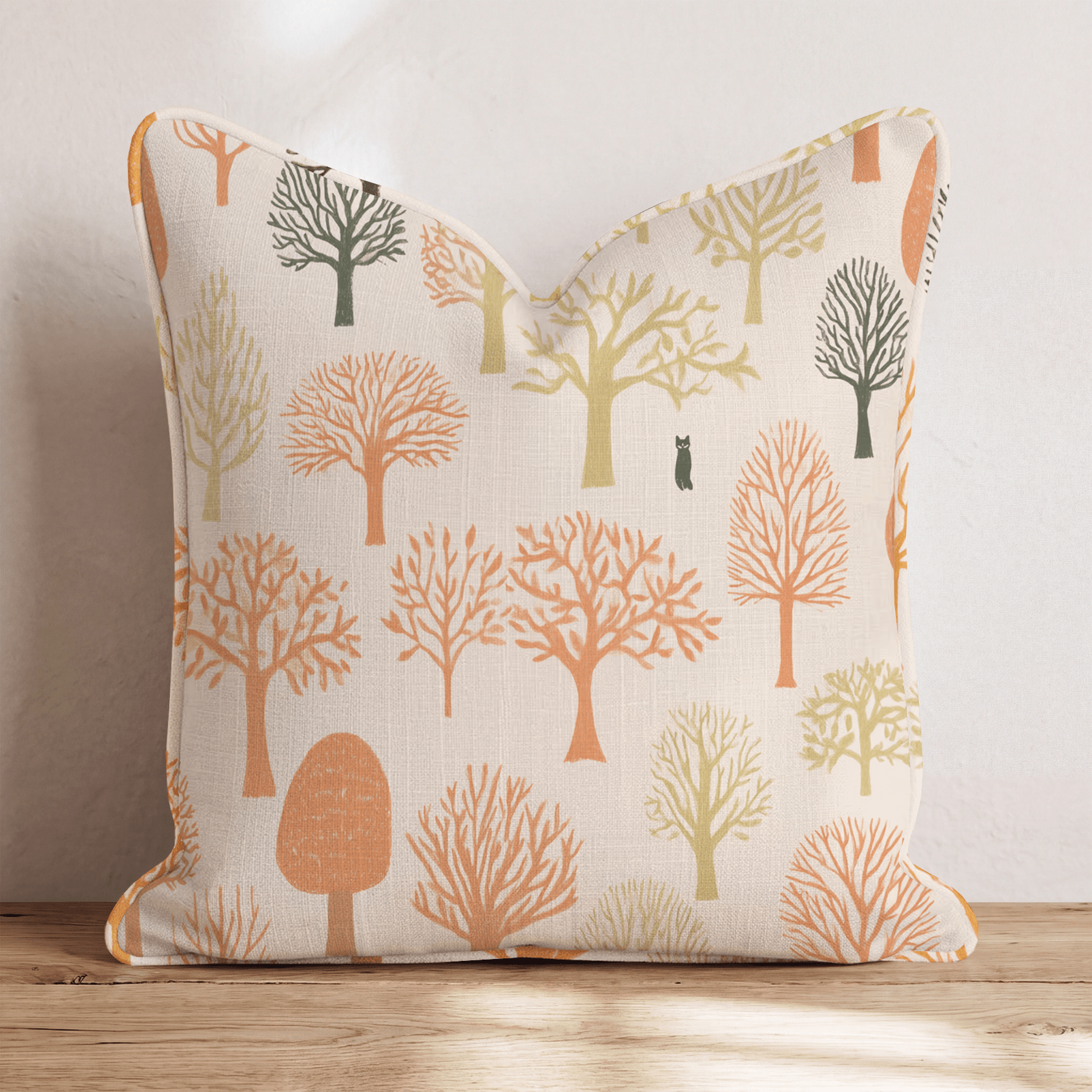 Halloween Forest Throw Pillow - Hillcroft Home