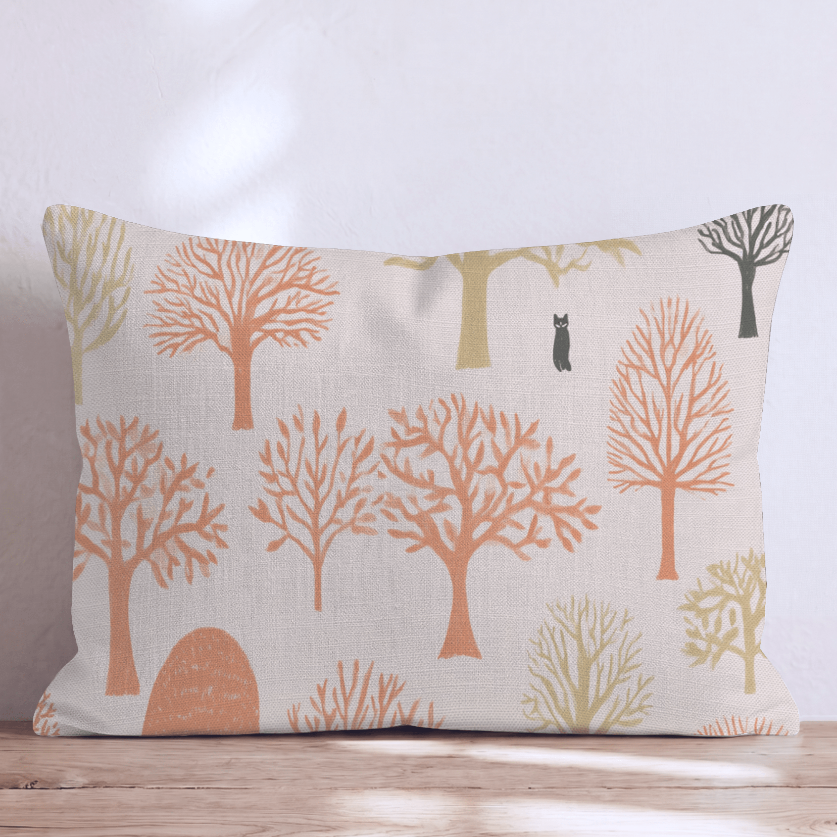 Halloween Forest Throw Pillow - Hillcroft Home