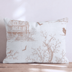 Halloween Toile Throw Pillow - Hillcroft Home