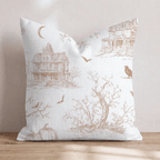 Halloween Toile Throw Pillow - Hillcroft Home