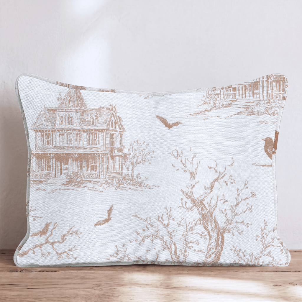Halloween Toile Throw Pillow - Hillcroft Home