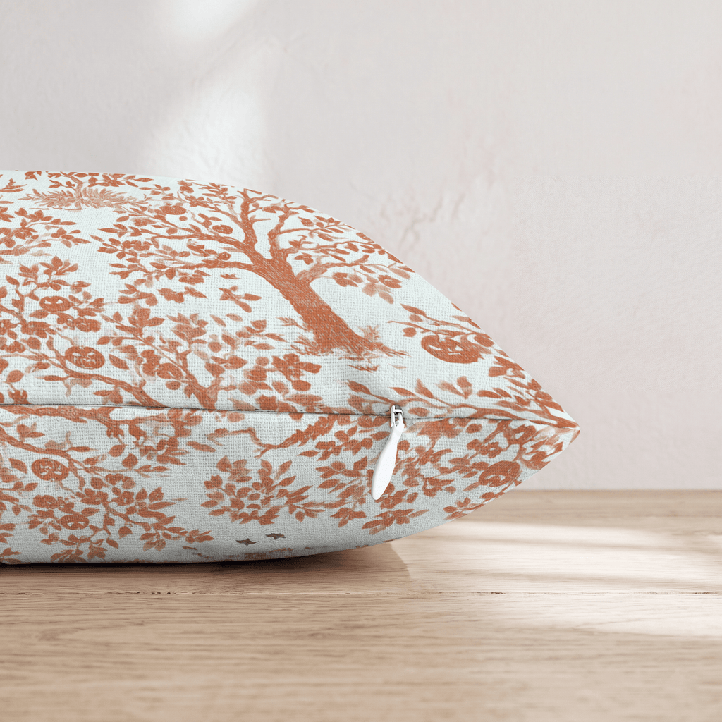 Halloween Tree Toile Throw Pillow - Hillcroft Home