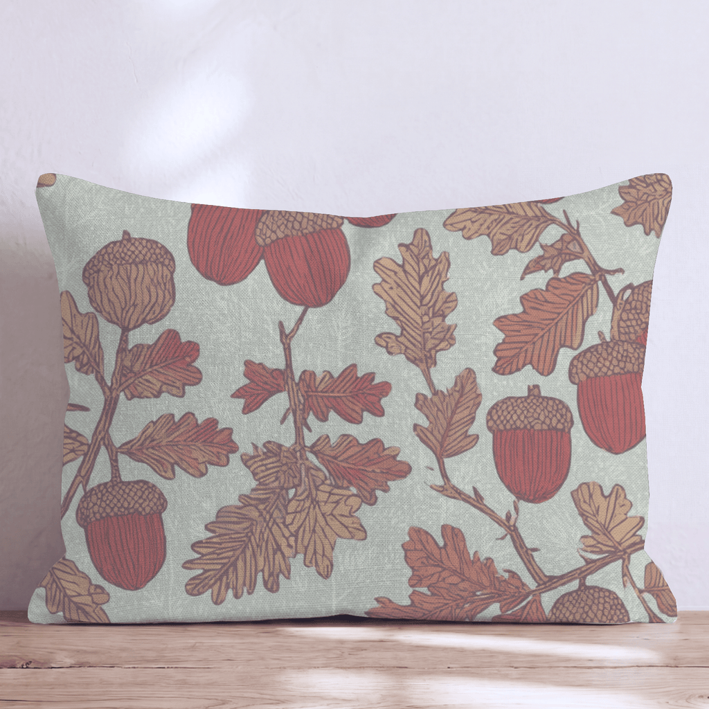 Hanging Acorns Throw Pillow - Hillcroft Home