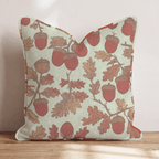 Hanging Acorns Throw Pillow - Hillcroft Home