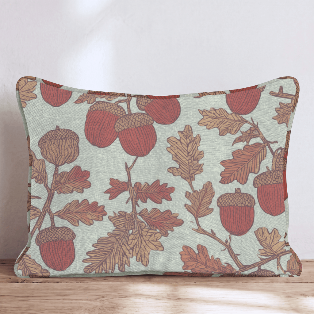 Hanging Acorns Throw Pillow - Hillcroft Home