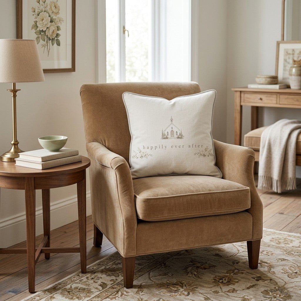 Happily Ever After Throw Pillow - Hillcroft Home