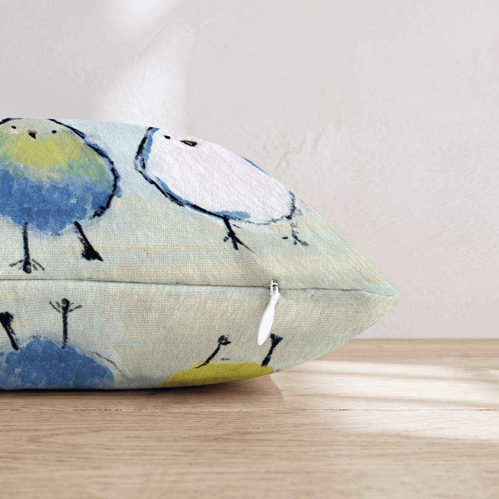 Happy Chicks Throw Pillow - Hillcroft Home