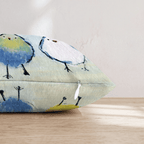 Happy Chicks Throw Pillow - Hillcroft Home