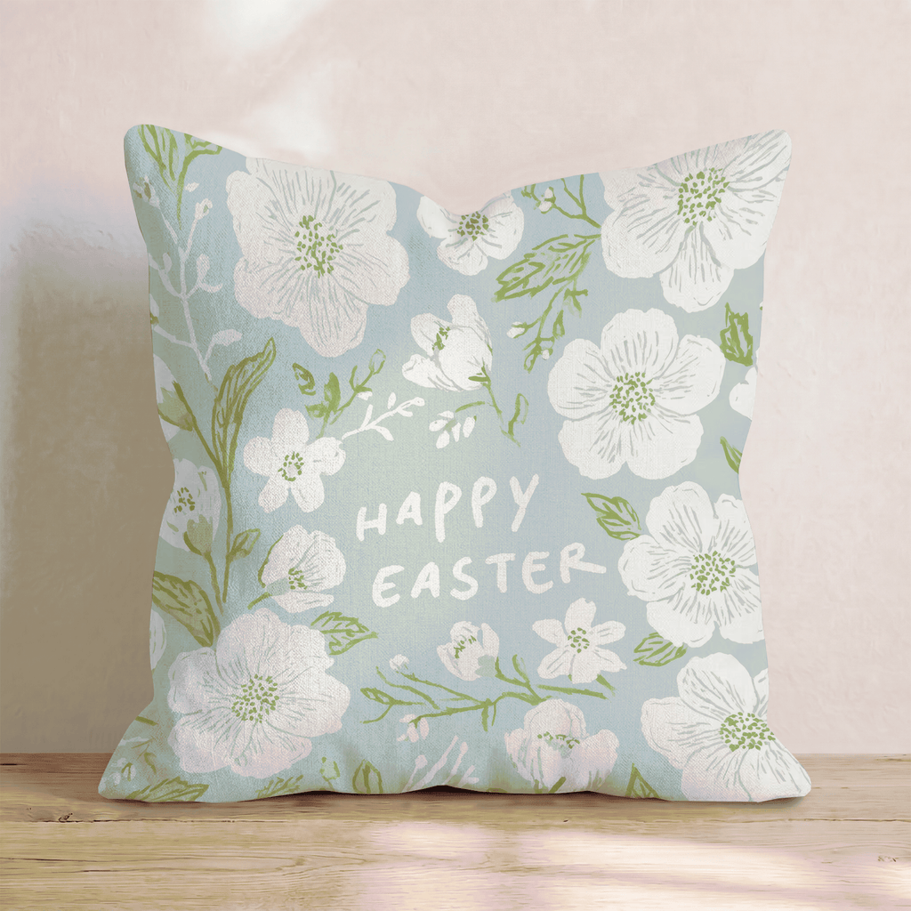Happy Easter Throw Pillow - Hillcroft Home