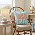 Happy Fish Throw Pillow - Hillcroft Home