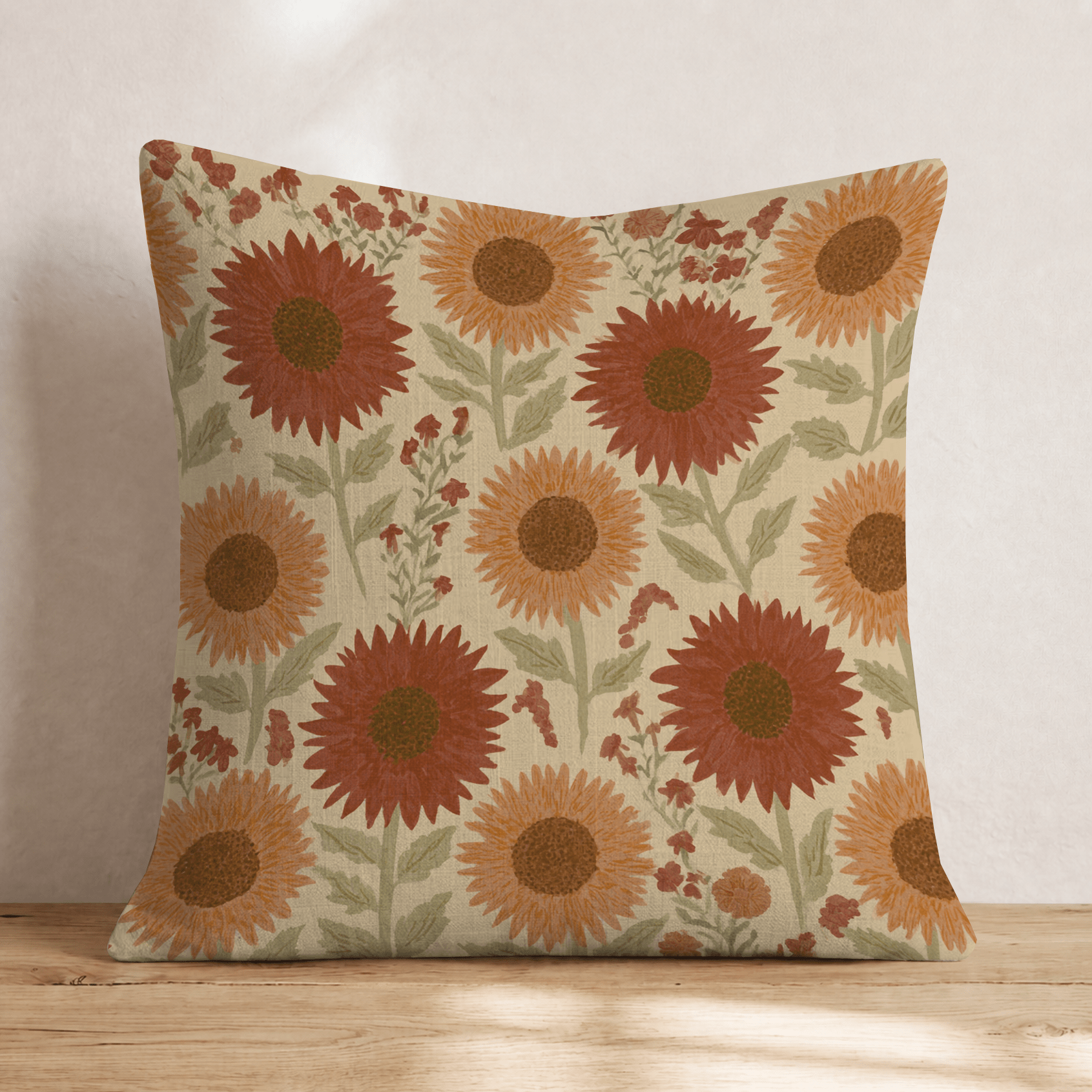 Harvest Bouquet Throw Pillow - Hillcroft Home