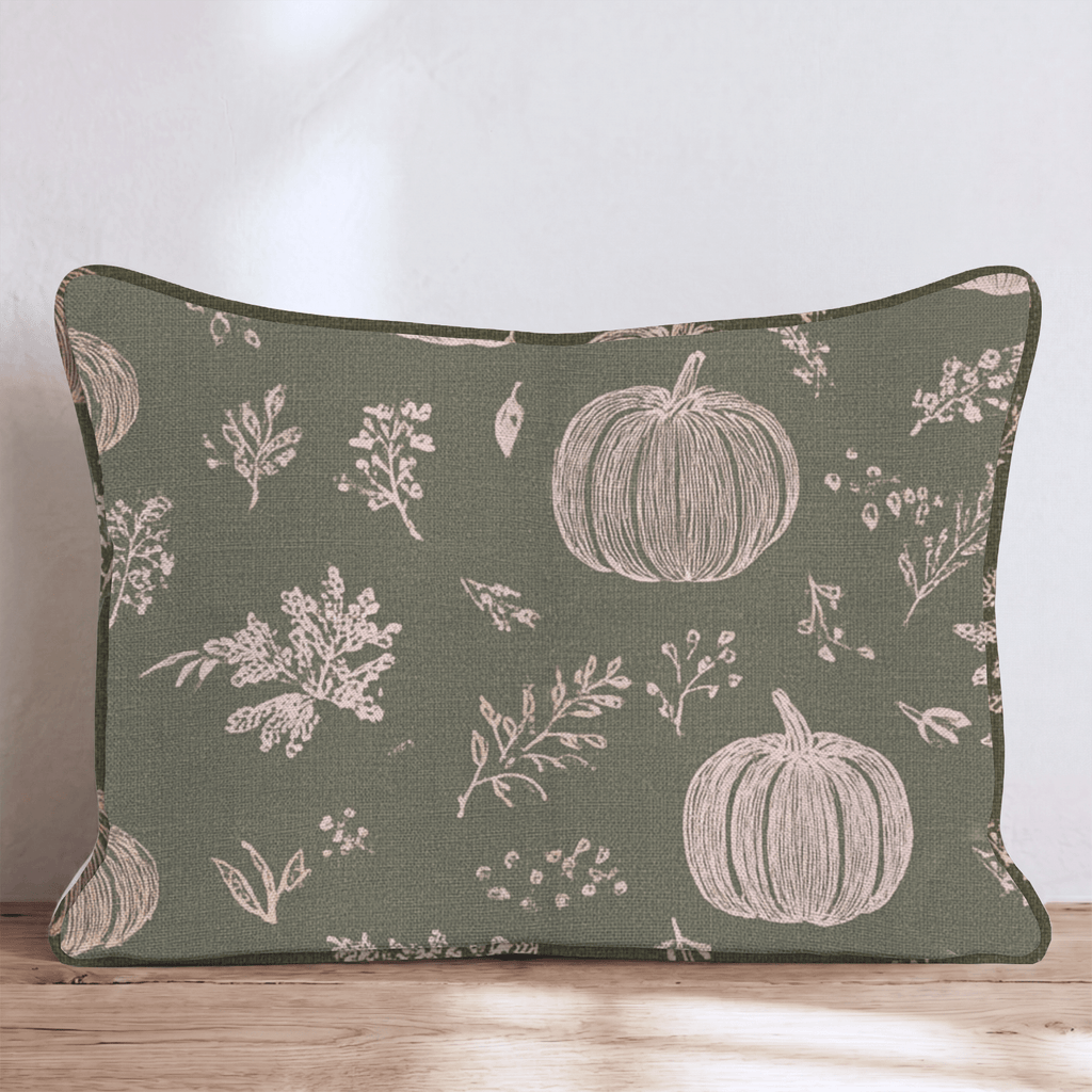 Harvest Chalkboard Throw Pillow - Hillcroft Home