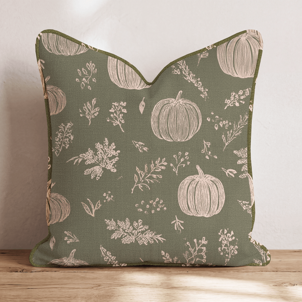 Harvest Chalkboard Throw Pillow - Hillcroft Home