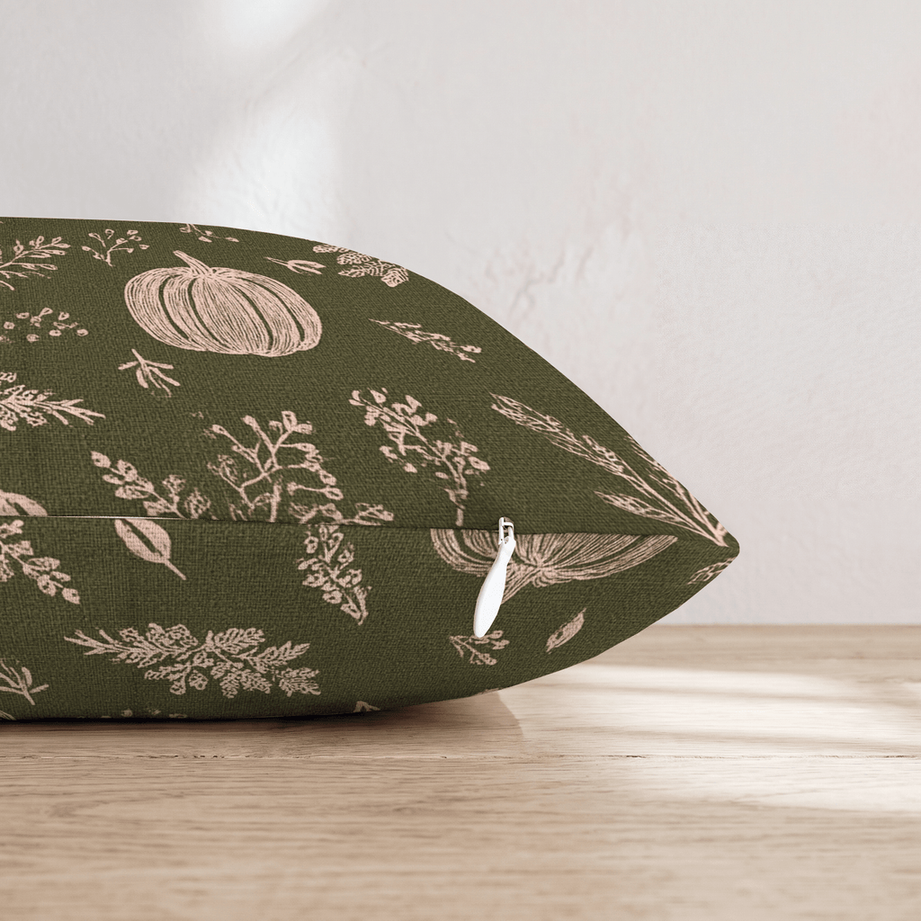 Harvest Chalkboard Throw Pillow - Hillcroft Home