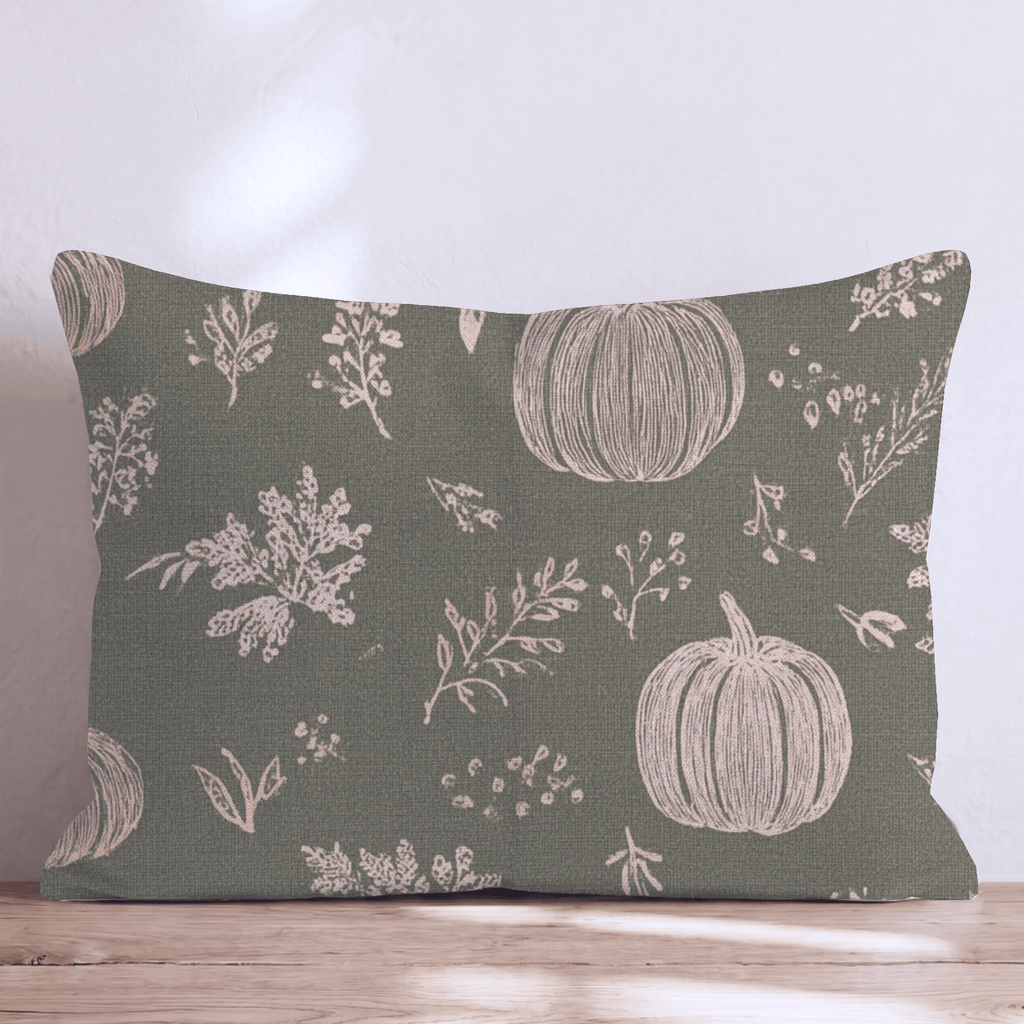 Harvest Chalkboard Throw Pillow - Hillcroft Home