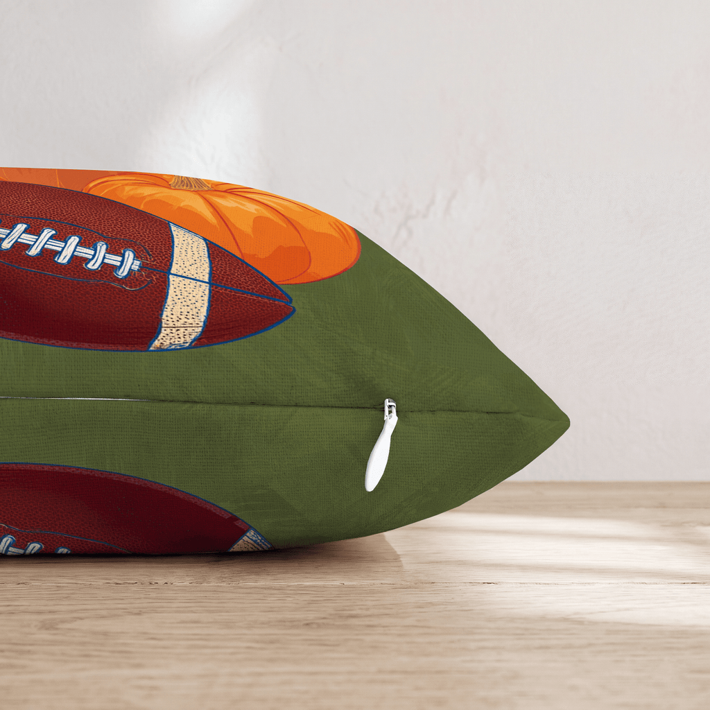 Harvest Football Still Throw Pillow - Hillcroft Home
