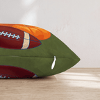 Harvest Football Still Throw Pillow - Hillcroft Home