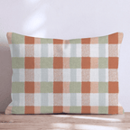Harvest Gingham Throw Pillow - Hillcroft Home