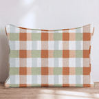 Harvest Gingham Throw Pillow - Hillcroft Home