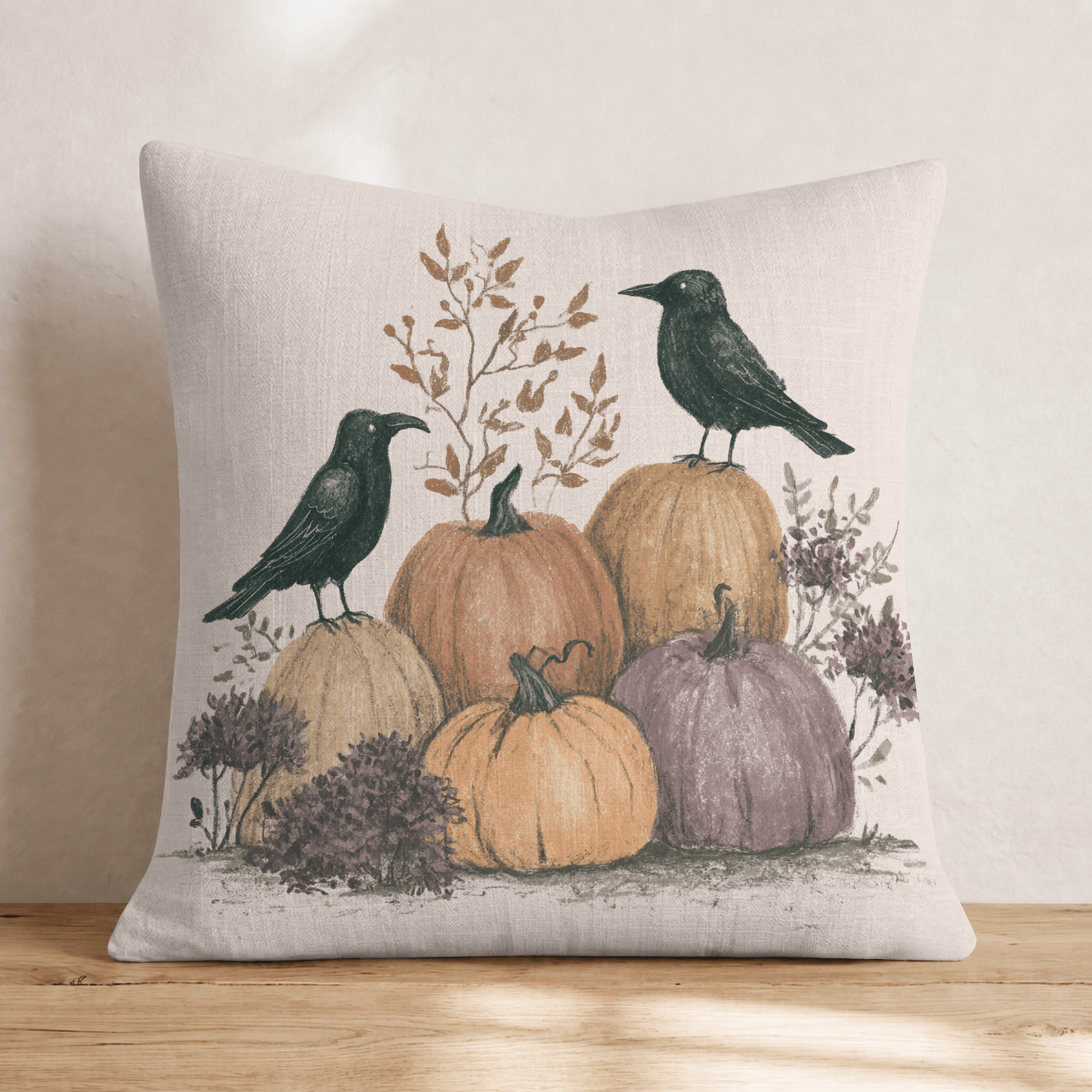 Harvest Moon Throw Pillow - Hillcroft Home