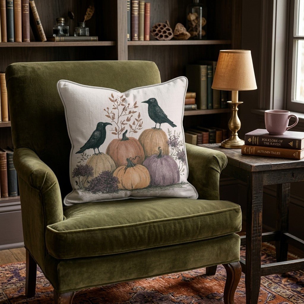 Harvest Moon Throw Pillow - Hillcroft Home