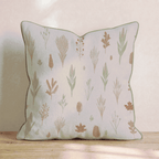 Harvest Stalks and Sprigs Throw Pillow - Hillcroft Home