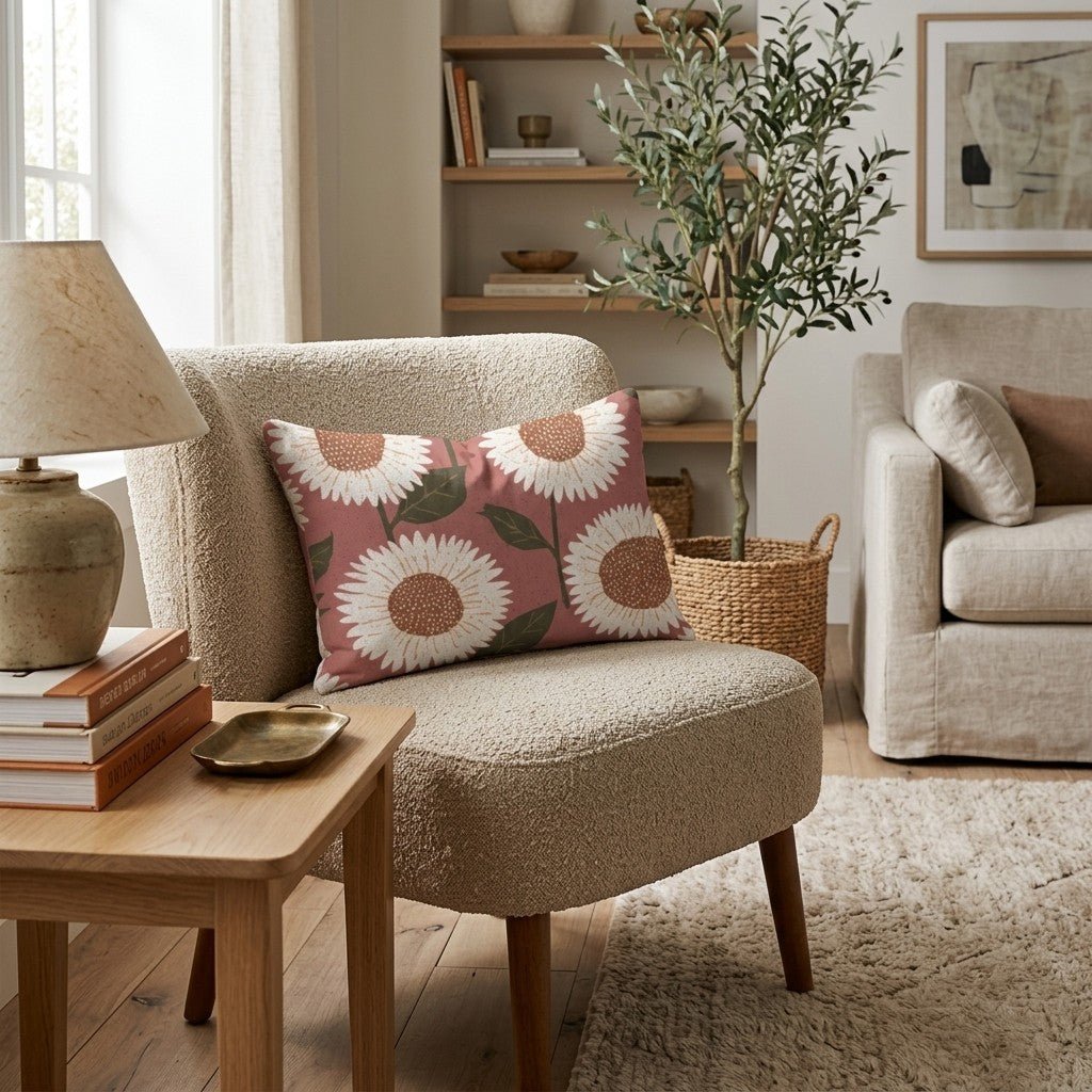 Harvest Sunburst Throw Pillow - Hillcroft Home