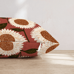 Harvest Sunburst Throw Pillow - Hillcroft Home