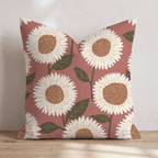 Harvest Sunburst Throw Pillow - Hillcroft Home