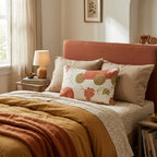 Harvest Tractor & Pumpkin Vine Throw Pillow - Hillcroft Home